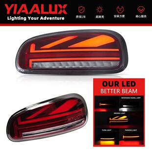 适用于宝马MINI迷你F54行车灯clubman经典米字旗LED尾灯转向灯