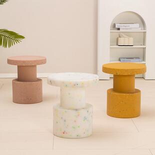 北欧创意环保边几设计师圆几小户型迷你小圆桌现代简约小茶几圆凳