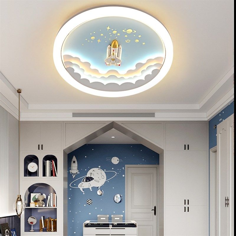 儿童房卧室灯女孩公主房间吸顶灯主卧护眼男女童2025新款广东中山