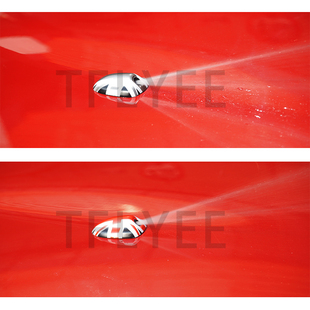 饰贴迷你机盖喷水盖改装 宝马迷你Mini F55F56F57F54F60喷水嘴装