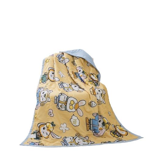 夏凉被儿童夏被幼儿园空调被单人春秋夏季薄款小被子柔软裸睡