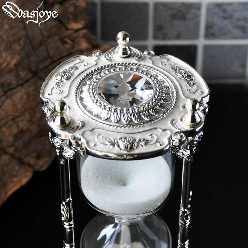 幻辰金属沙漏15分钟计时器创意摆件家居装饰品书房桌面工艺品礼物