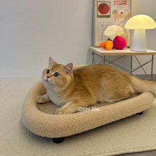 Coni life猫抓板沙发耐磨不掉屑剑麻垫猫窝一体大号猫咪磨爪猫床