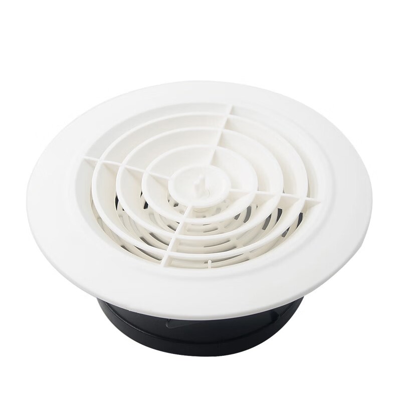 6寸百叶风口160pvc塑料装饰帽4寸8寸新风110下水管风帽200