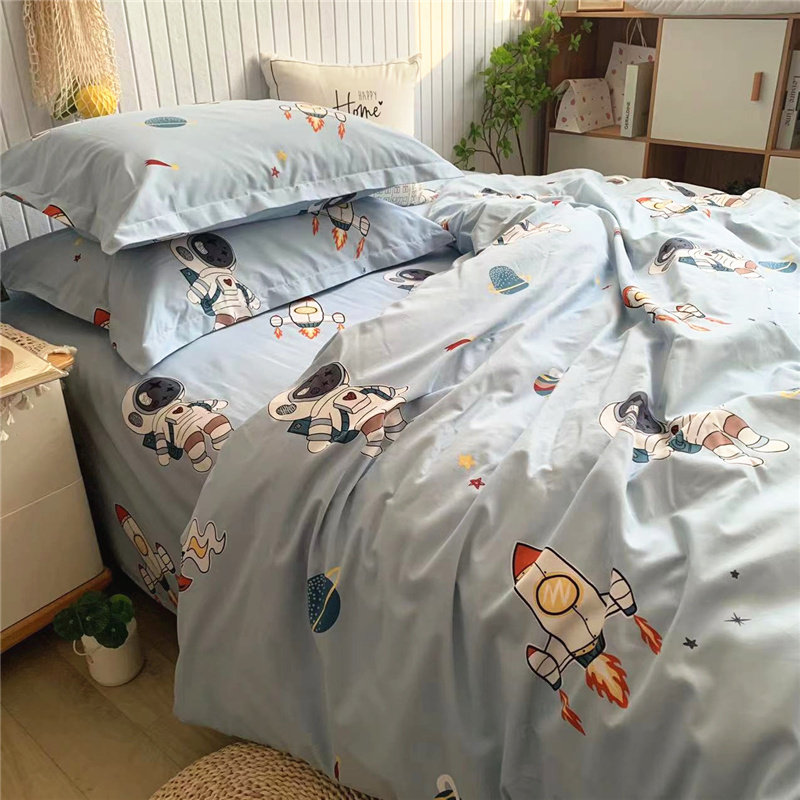 高档加厚纯棉精品澳绒被套单件儿童卡通太空全棉床单保暖磨毛床品,床上用品,床单,淘宝优惠券,粉丝福利购,淘宝优惠卷