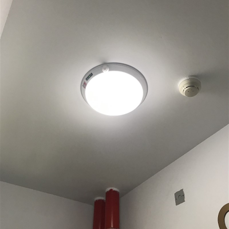 LED声光控延时LED灯人体感应楼道灯物业吸顶灯改造过道走廊楼梯灯