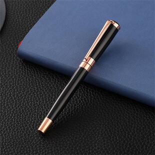 果亦签字笔定制金属笔高档玫瑰金笔杆商务高档笔企业logo订制简约