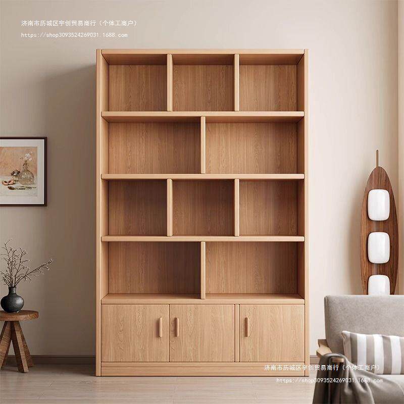 实木酒柜家用客厅置物架展示柜商用简约小型玄关柜靠墙隔断柜酒架