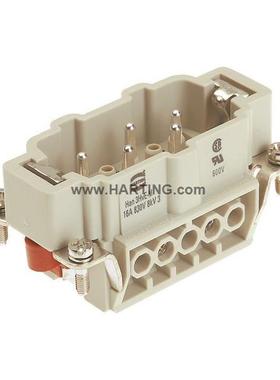 Harting09340032601HAN3HVE浩亭连接器16A830V连接器3+地
