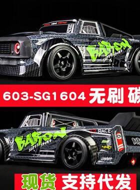SG1603SG1604遥控高速车无刷马达漂移1：16竞技跑车四驱模型