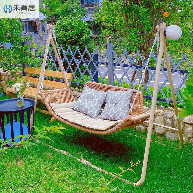 阳台吊篮椅室内秋千客厅吊床庭院网红单人摇篮椅双人摇椅户外吊椅