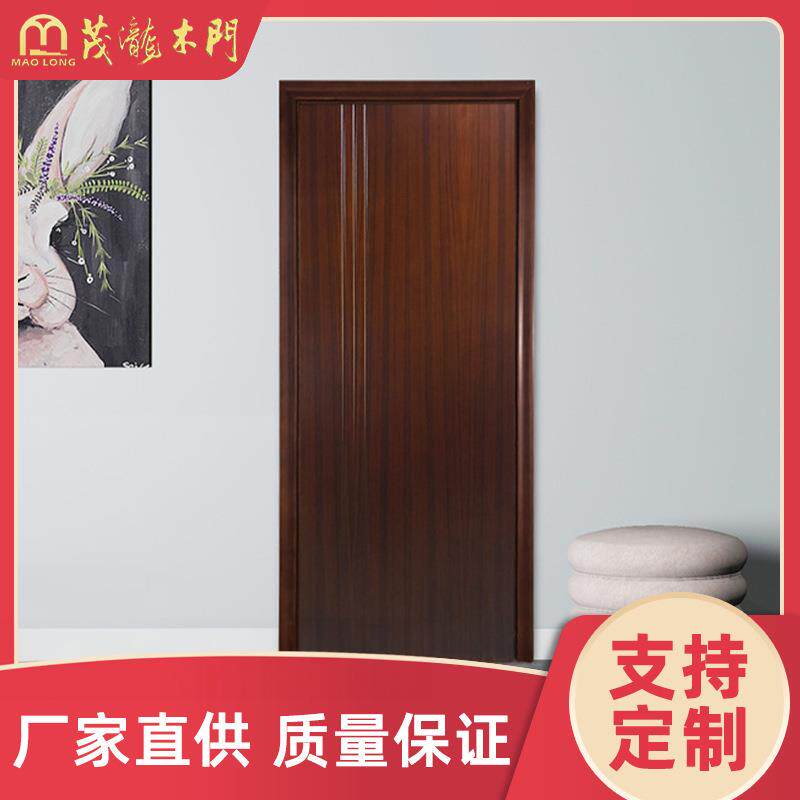 欧式经典柚木复合实木烤漆门简约环保卧室实木门室内房间门套装门