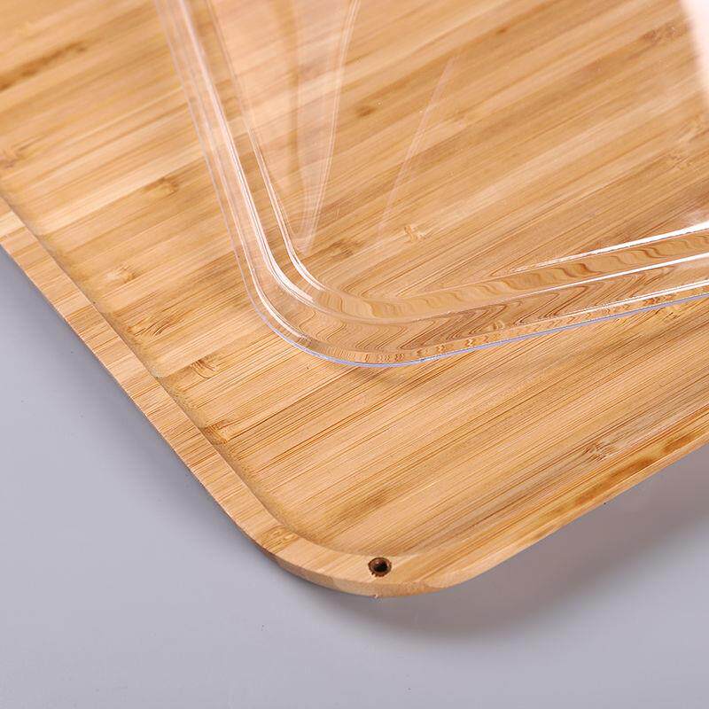 亚克JXO力盖配竹盘店新型水果盘面包盘糖果高盘家庭示档酒展蛋糕