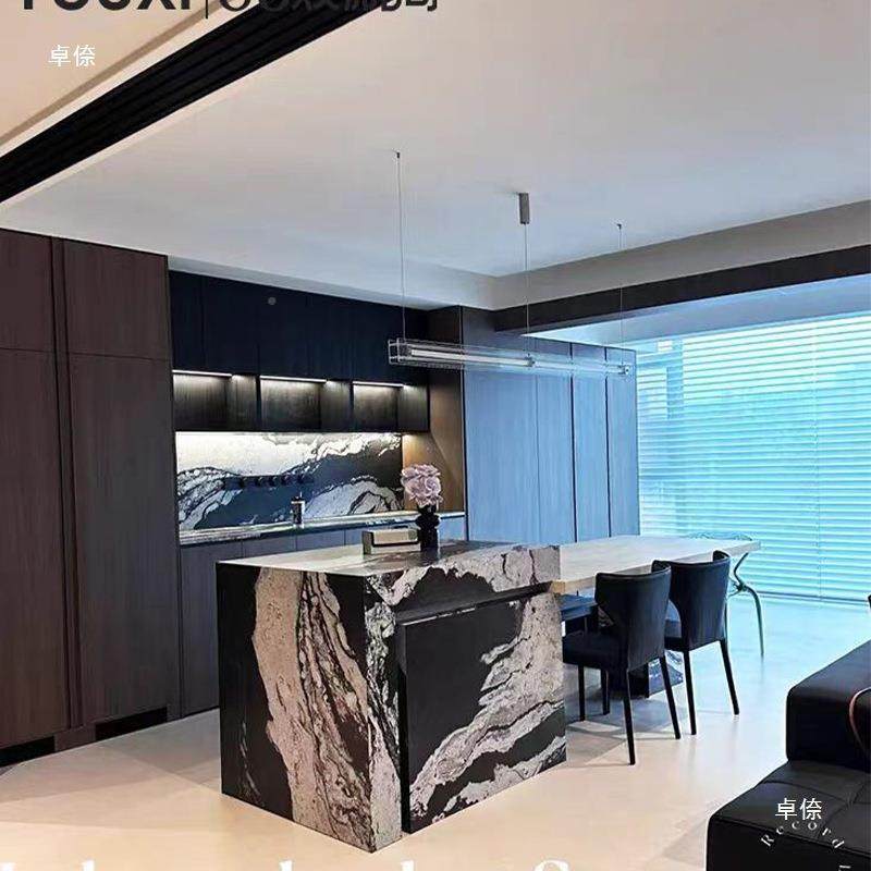 大理石岩家板岛水台餐XJX桌可一体伸缩多功能用吧台,商业/办公家具,餐桌椅系列,淘宝优惠券,粉丝福利购,淘宝优惠卷