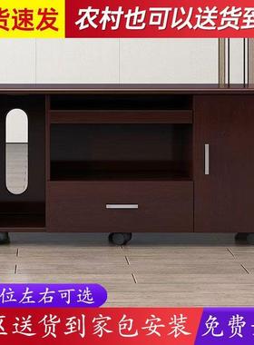 办公室侧柜带轮打印机矮柜子移柜办公老板桌桌副柜大BWF班台边柜