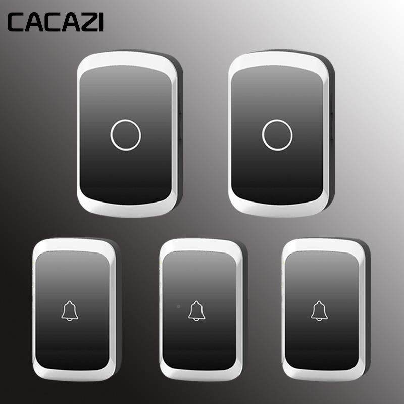 厂家直销防水音乐电子三拖二无智线门铃门迎宾器铃A20三拖能