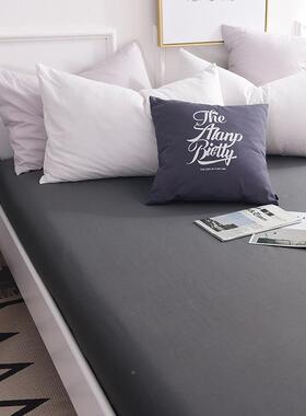 棉床笠单65413x74精梳喷气全纯3棉素色床笠件单件