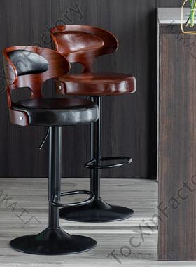 LCP2款奢木升轻背吧台椅降旋转岛台椅家89520802用酒吧椅酒新吧凳