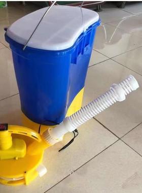 水稻田器播种农雪用颗粒机肥RVC撒肥器电动手持大甩盘投料融剂抛