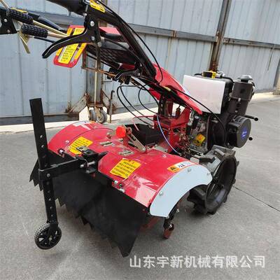 柴油驱微耕机果除草机DEG1园92型直四沟连旋耕开机