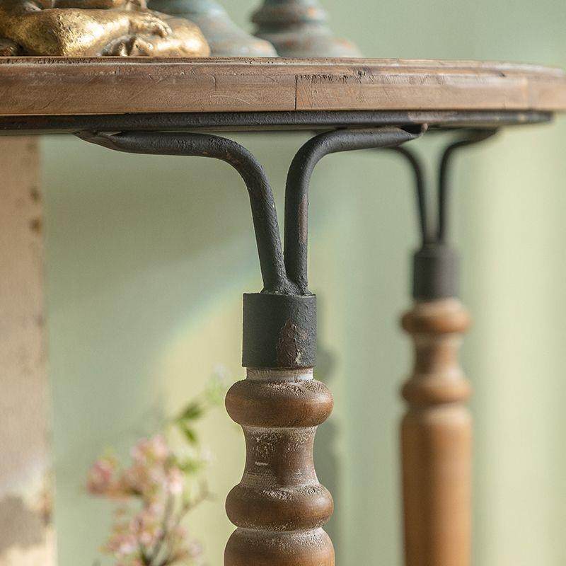 式桌半圆玄关美仿铁艺置物架法式复古风弧形阳台花WXZ架做旧玄古,电子元器件市场,其它元器件,淘宝优惠券,粉丝福利购,淘宝优惠卷