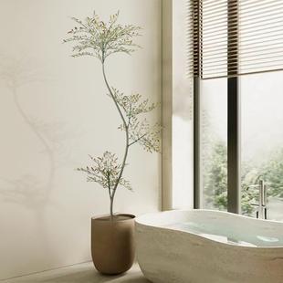 仿真绿橡1植旅人蕉白边百合竹天绿竹琴叶榕胶榕网红假植南盆栽