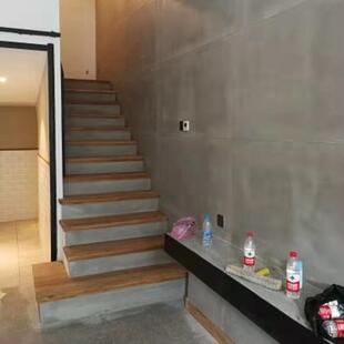 民宿老步门风化楼梯扶手榆木旧地QYQ板板新中式老榆踏木房梁楼梯