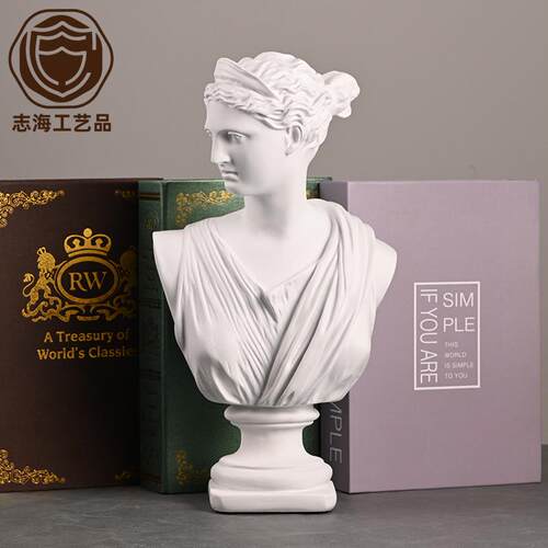 供应商古典纯白维纳斯胸像摆件仿石膏像艺术装饰树脂工艺品
