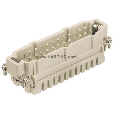 09330242616原装德国HARTINGHAN24ES-M24芯公头HAN24ES-STI