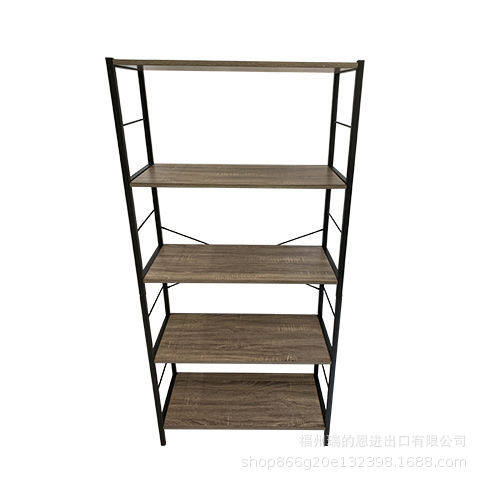 家用客厅宿舍简易置物架落地卧室阳台铁艺书架花架厨房储物架