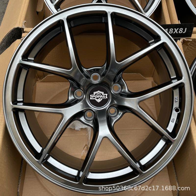 18寸立中汽车改装铝合金轮毂Wheelrimhub轮新领域aodiA4L轮圈四轮