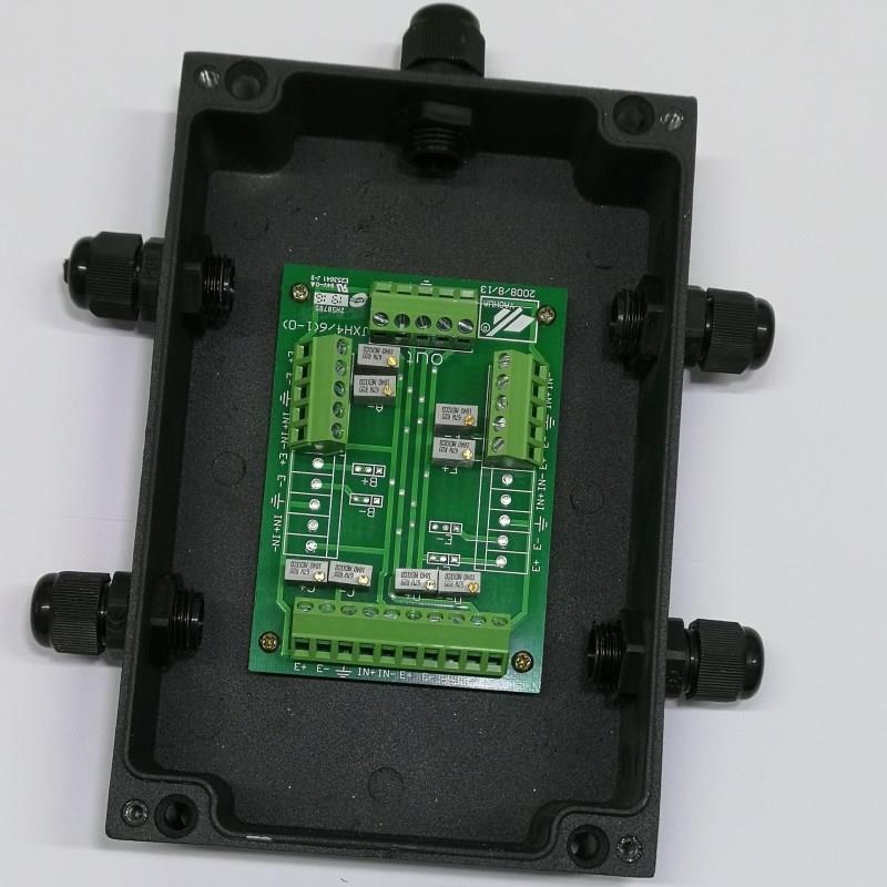 电子秤接线盒JXH-4金属壳体稳定传输JXH-4电子秤接线盒1