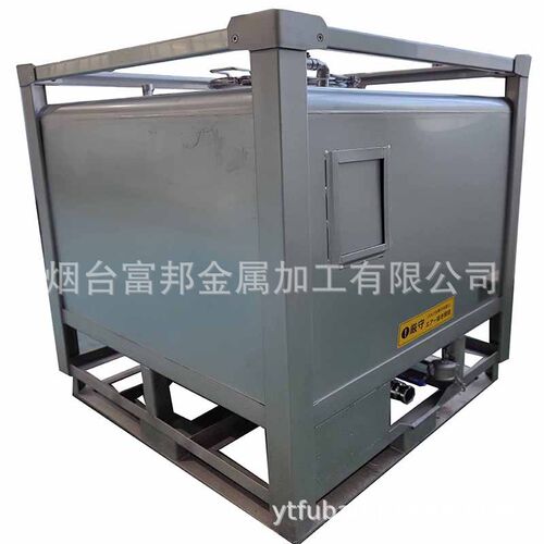 河北化工高粘度涂料304不锈钢316吨桶加热方形1000L周转树脂料罐