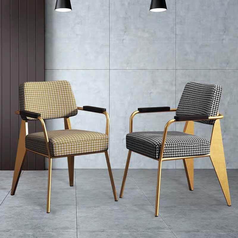 轻奢设计西餐厅酒店时尚休闲餐椅工作室千鸟格布艺椅会议办公椅,机械设备,其他机械设备,淘宝优惠券,粉丝福利购,淘宝优惠卷
