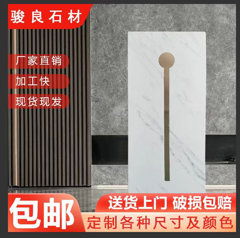 源头工厂客厅玄关摆件大理石底座花架样板房酒店落地罢物架雕塑底