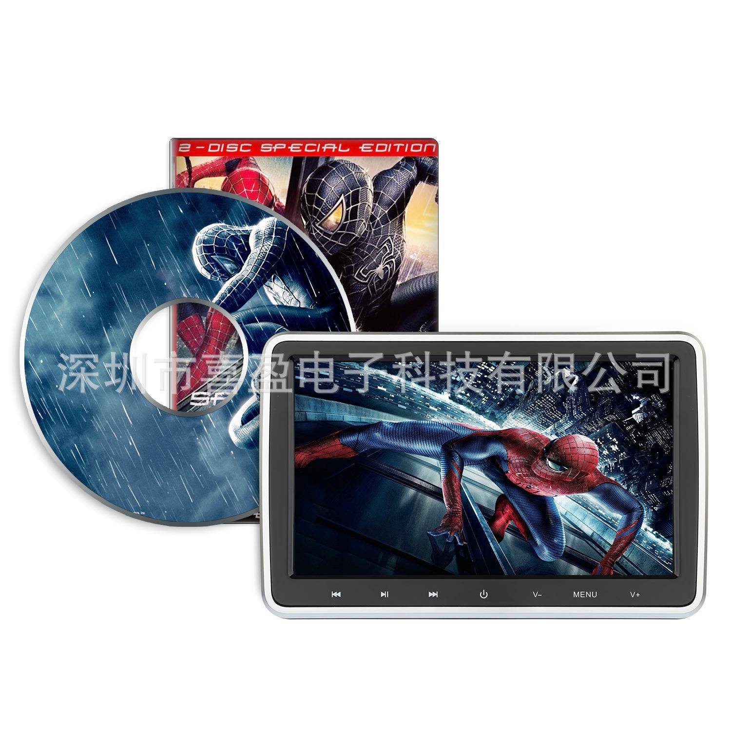 车载外挂DVD,车载DVD,10.1寸头枕DVD