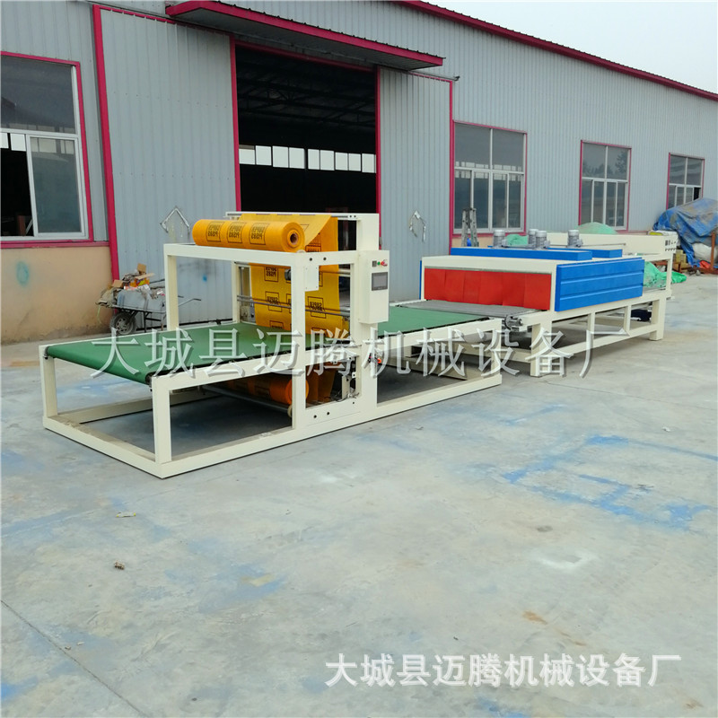 供应各种匀质板pe膜收缩箱保温板热收缩包装机套膜收缩塑封设备