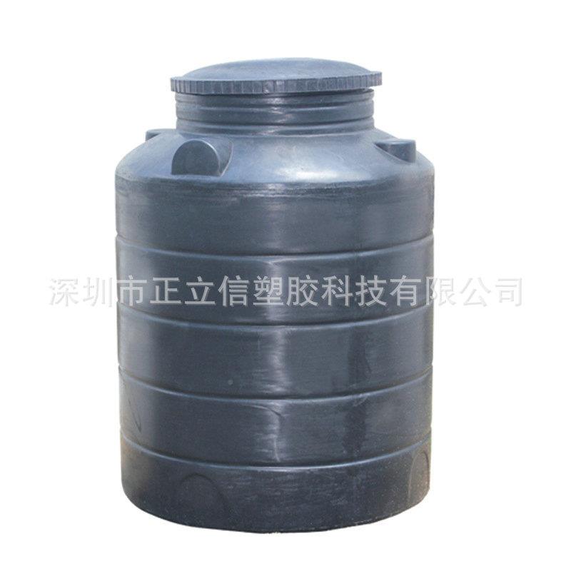 5家00塑料水箱圆形立式洒水桶白色L水382桶用小水塔放车上运输桶