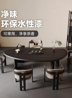 实木茶桌组合简约办公功2夫泡茶桌创客意厅异茶台205KOX新形款高