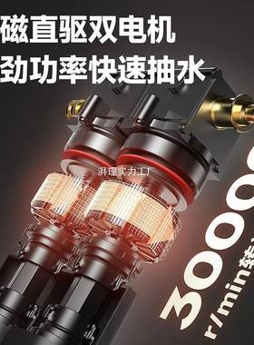 水博奥菲充电式抽水泵家用小LZX地型锂电浇水泵农用菜机灌溉浇菜