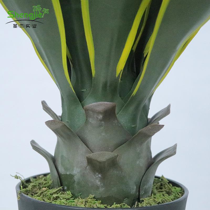 黄冠兰盆栽欧式家居装真饰假植物龙舌兰剑叶现235厂仿家人造植物
