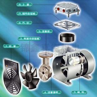 无油活气真空泵P140JP200工业用OHT实验J室小型活塞负塞压静音抽