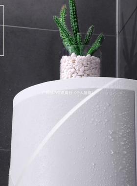 卫间置物架壁挂免XWM室钉生免孔吸壁式浴洗手间打洗漱台收纳架墙