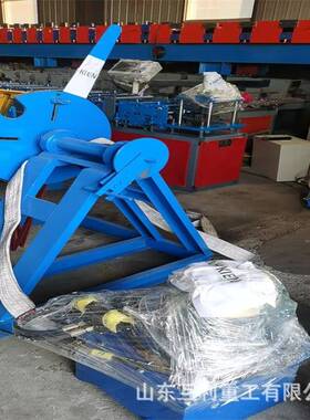 彩钢围挡成型带机警示瓦压机围挡板机NUL卡槽机面立柱成型机