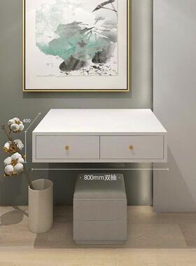 悬梳妆台壁挂式简约现代小户AKY型卧悬式浮化妆桌挂室墙书桌空电
