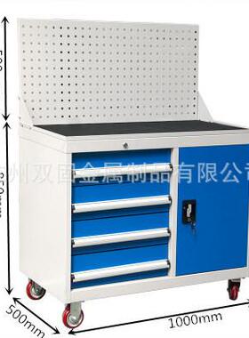 现带货重车工具抽屉式车间KAC工位车汽修装配工具车轮移动工型具