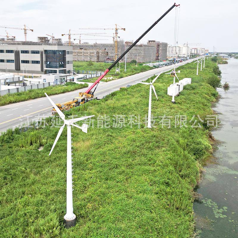 G增型风力发电机定尾车翼机械刹强玻G型3kw璃钢固适合小型风电场