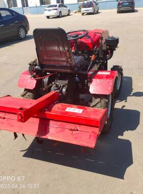 农用25力耕机四驱轮胎拖拉机果园农马场大棚耕种小旋QOM型拖拉机