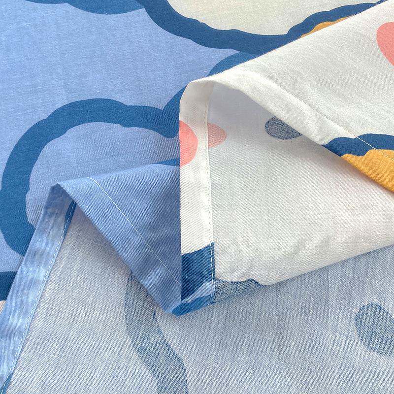 儿童卡件通纯2棉床单单幼儿园1.m15.米床学生宿舍单人660床被单