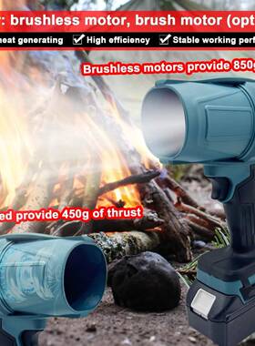 21V暴机大风力锂电吹树风叶吹水无线车家用74327压充电涡轮增载风